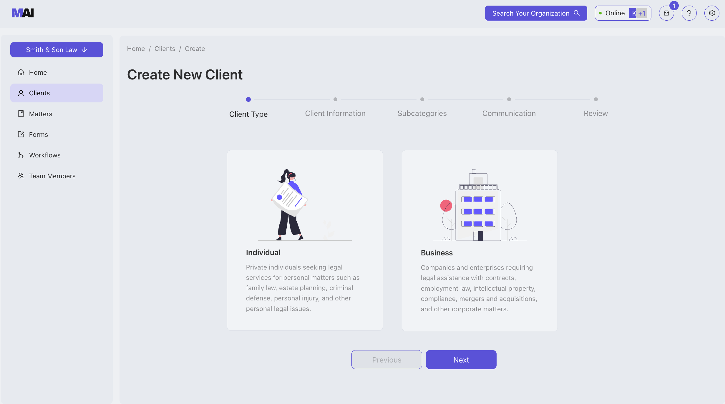Unified Client and Case Management