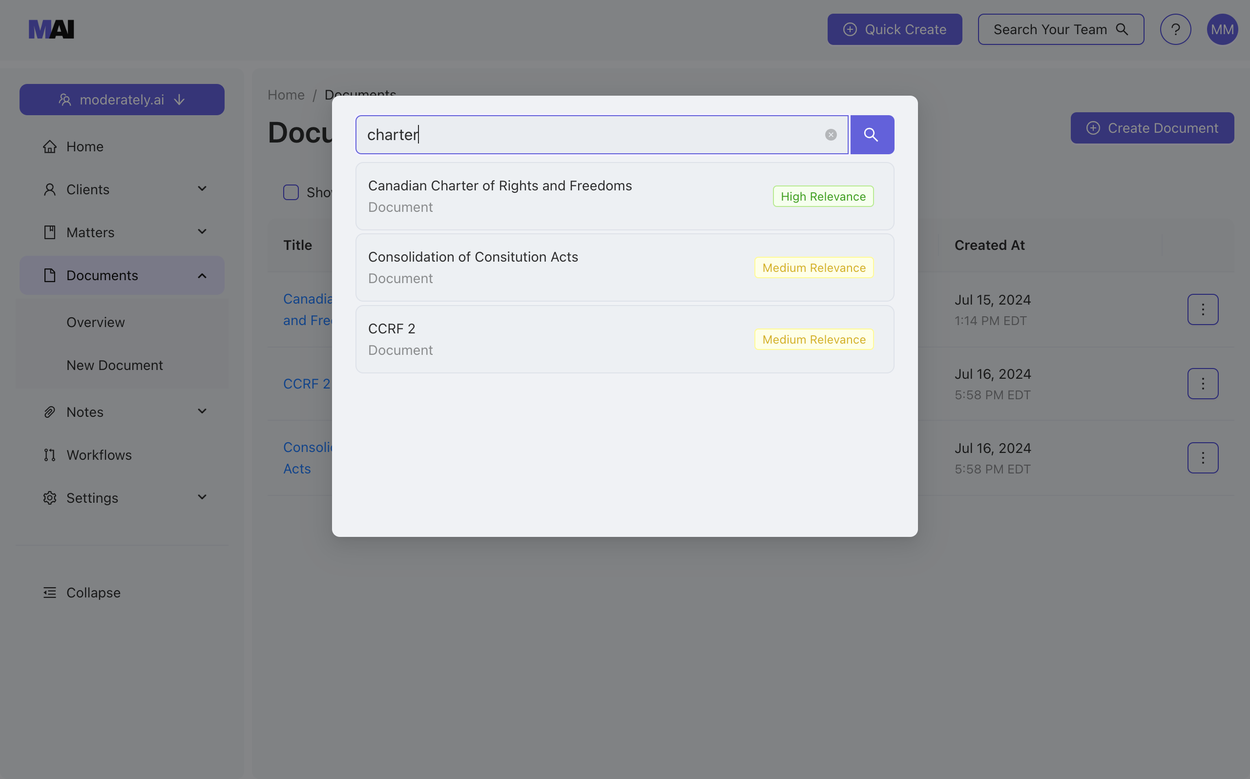 Smart Search Functionality